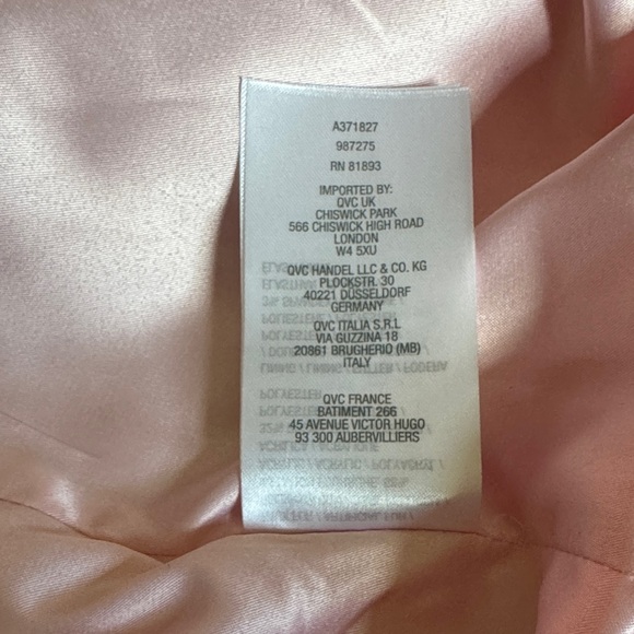 Isaac Mizrahi Live! Pink Ombré Fauz Fur Coat, 16, NWT - Picture 7 of 8